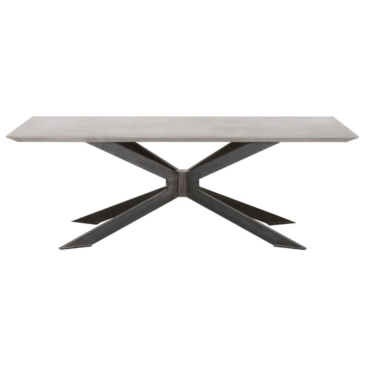 Essentials For Living - District Industry Rectangle Dining Table - 4630.BLK/AGRY_CLOSEOUT view 1