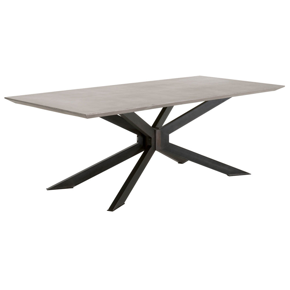 Essentials For Living - District Industry Rectangle Dining Table - 4630.BLK/AGRY_CLOSEOUT view 2
