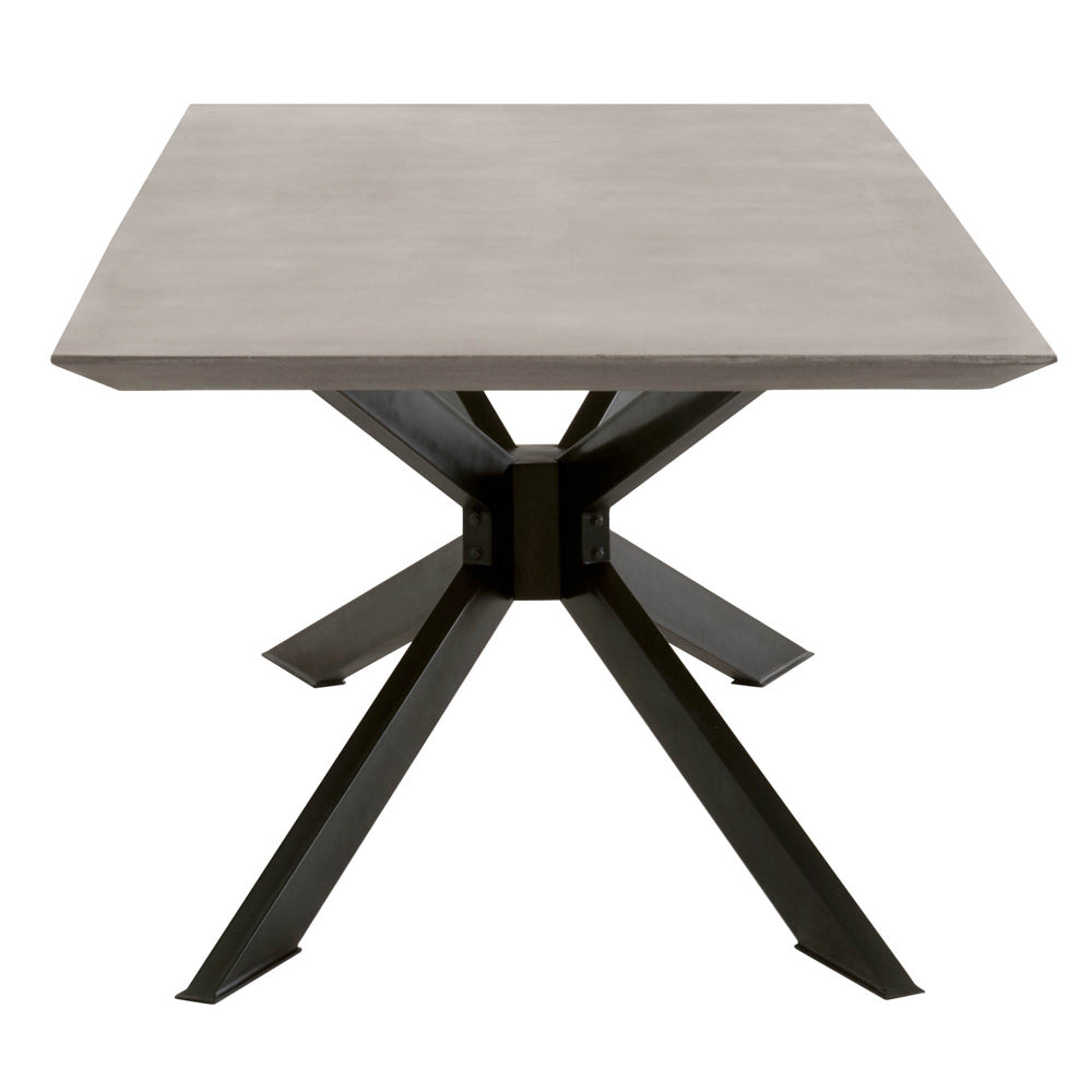 Essentials For Living - District Industry Rectangle Dining Table - 4630.BLK/AGRY_CLOSEOUT view 3