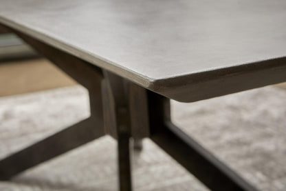 Essentials For Living - District Industry Rectangle Dining Table - 4630.BLK/AGRY_CLOSEOUT view 5