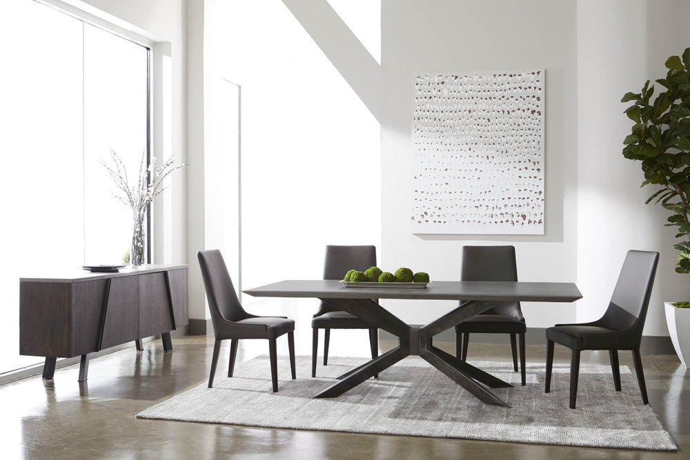 Essentials For Living - District Industry Rectangle Dining Table - 4630.BLK/AGRY_CLOSEOUT view 6
