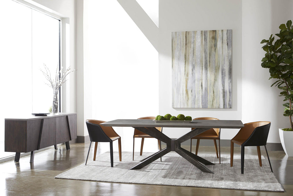 Essentials For Living - District Industry Rectangle Dining Table - 4630.BLK/AGRY_CLOSEOUT view 7