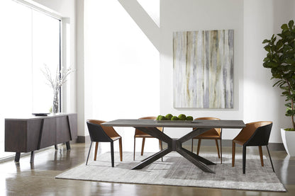 Essentials For Living - District Industry Rectangle Dining Table - 4630.BLK/AGRY_CLOSEOUT view 7