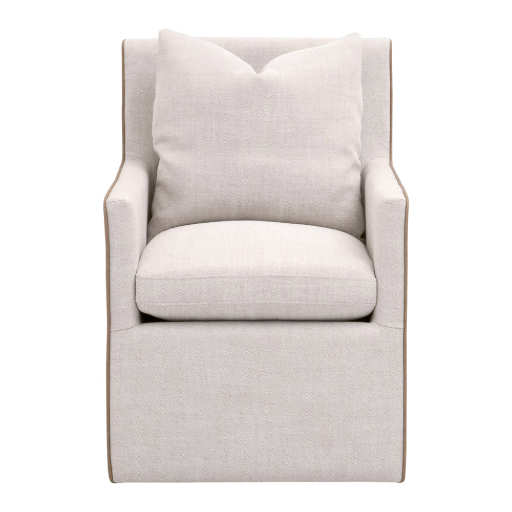 Essentials For Living - Essentials Harmony Arm Chair With Casters - 6492UP.BIS/IVT view 1