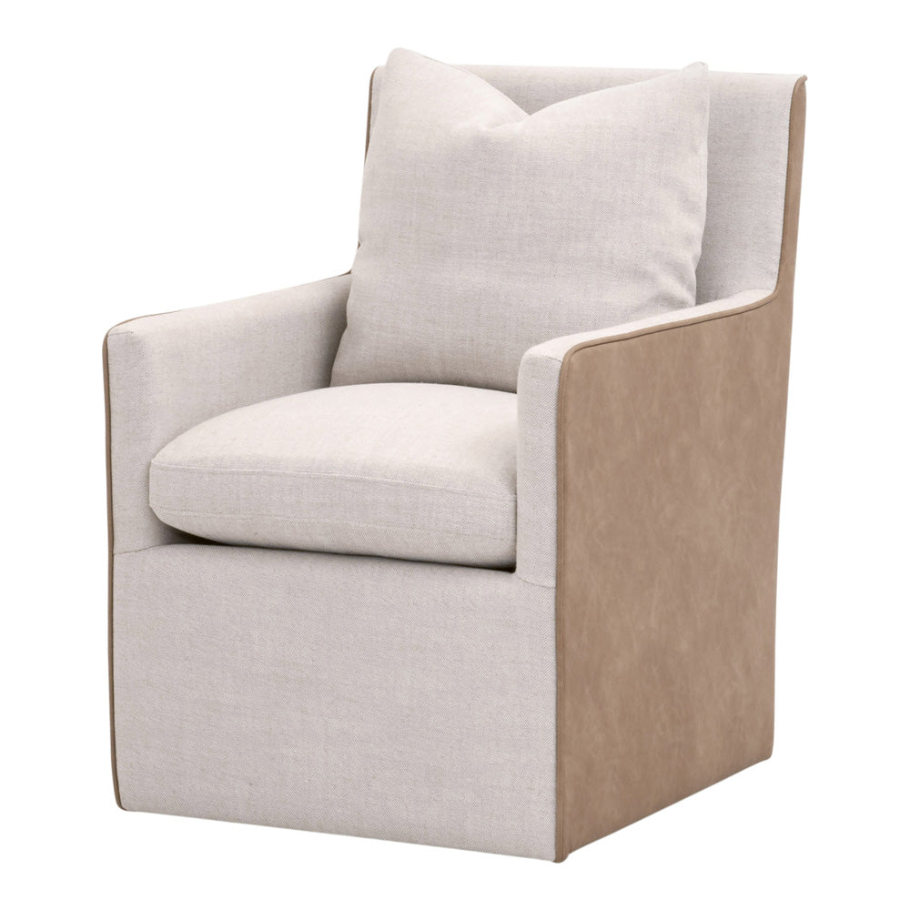 Essentials For Living - Essentials Harmony Arm Chair With Casters - 6492UP.BIS/IVT view 2
