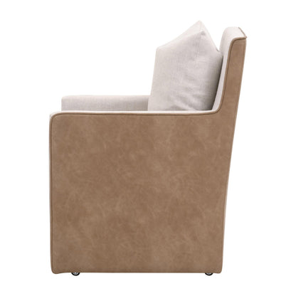 Essentials For Living - Essentials Harmony Arm Chair With Casters - 6492UP.BIS/IVT view 3