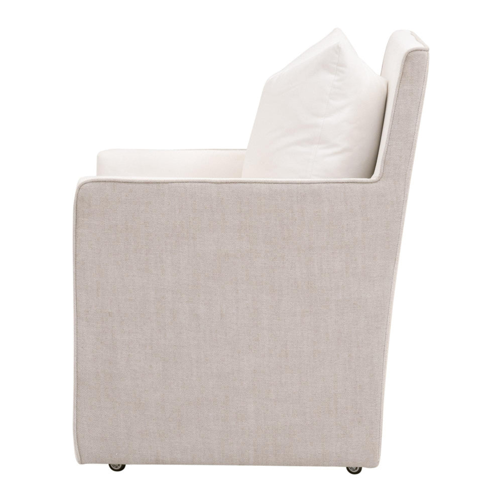 Essentials For Living - Essentials Harmony Arm Chair with Casters - 6492UP.LPPRL/BIS view 3