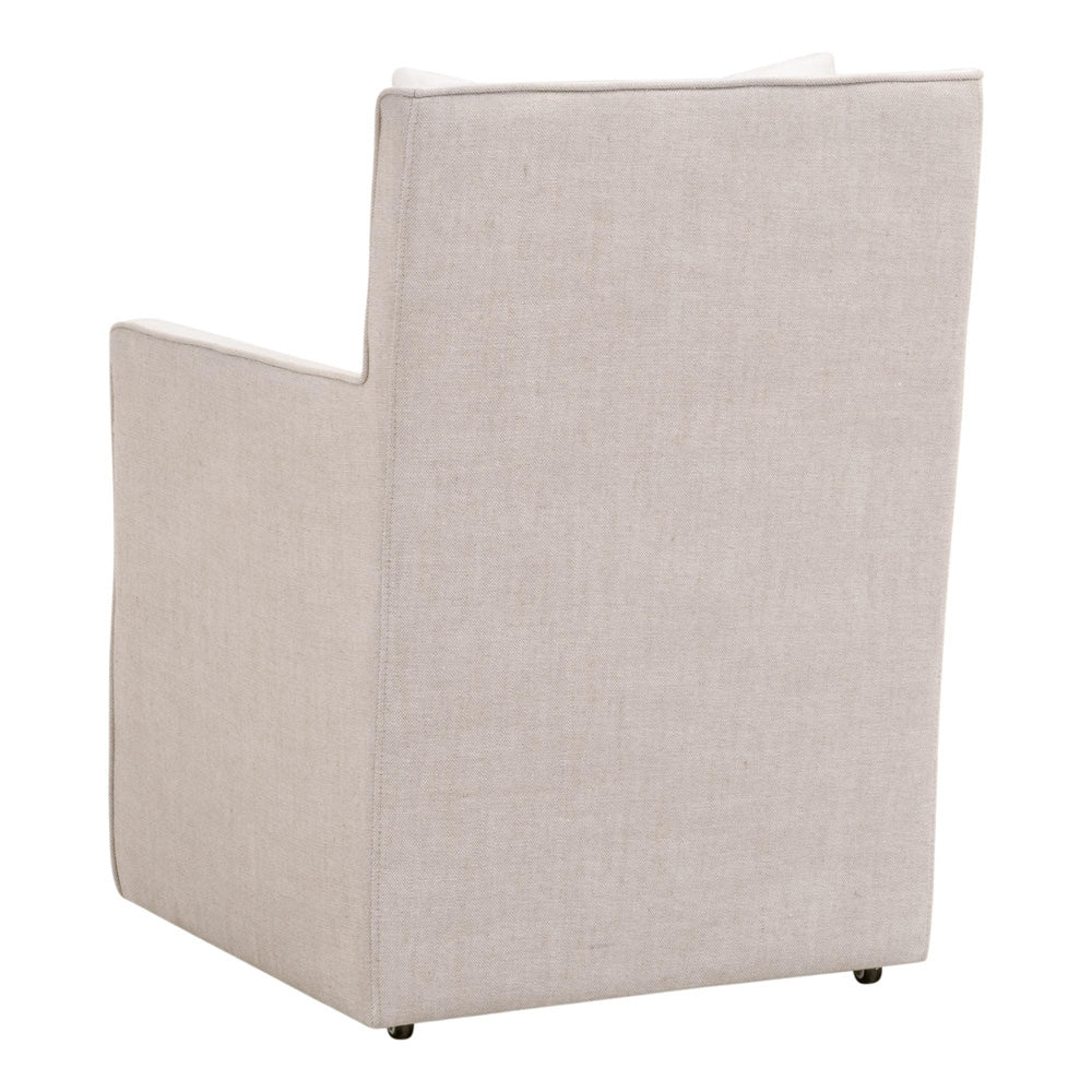 Essentials For Living - Essentials Harmony Arm Chair with Casters - 6492UP.LPPRL/BIS view 4