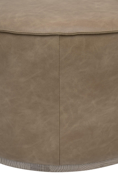 Essentials For Living - Essentials Vale Large Ottoman - 6433-L.IVT/NG view 4
