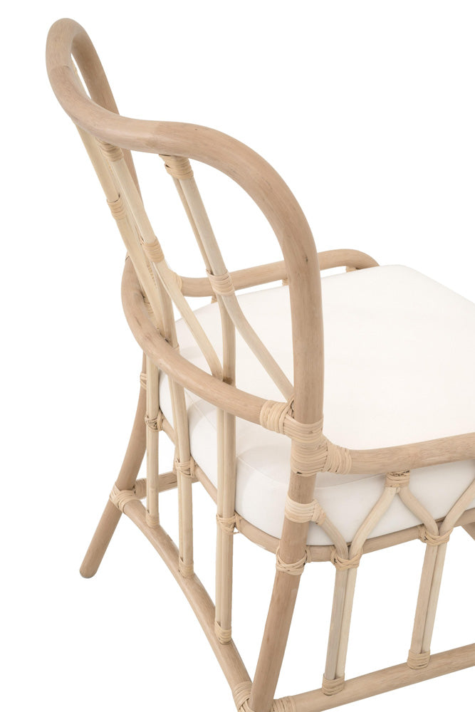 Essentials For Living - Sel De Mer Caprice Dining Chair, Set of 2 - 3636DC.NATNAT/BLCH view 8