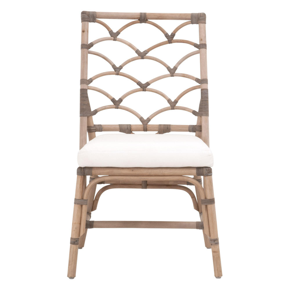 Essentials For Living - Sel De Mer Crescent Dining Chair, Set of 2 - 3635.MG-MG/BLCH view 1