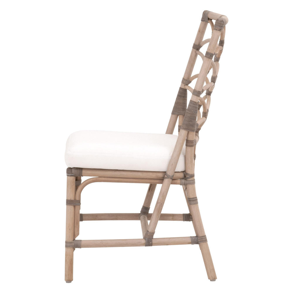 Essentials For Living - Sel De Mer Crescent Dining Chair, Set of 2 - 3635.MG-MG/BLCH view 3