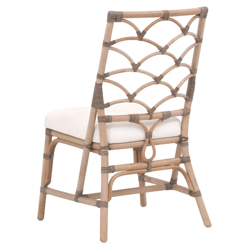 Essentials For Living - Sel De Mer Crescent Dining Chair, Set of 2 - 3635.MG-MG/BLCH view 4