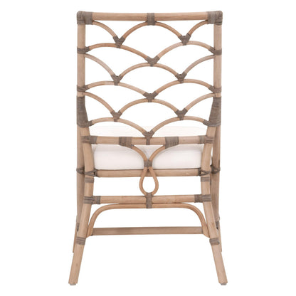 Essentials For Living - Sel De Mer Crescent Dining Chair, Set of 2 - 3635.MG-MG/BLCH view 5