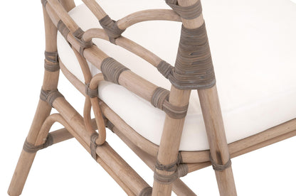 Essentials For Living - Sel De Mer Crescent Dining Chair, Set of 2 - 3635.MG-MG/BLCH view 7