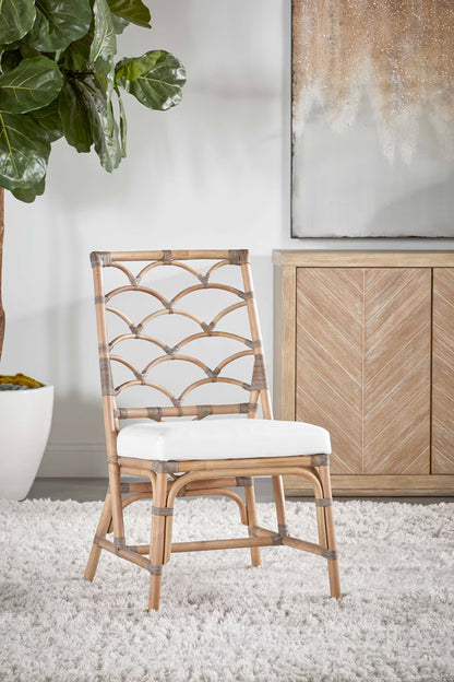Essentials For Living - Sel De Mer Crescent Dining Chair, Set of 2 - 3635.MG-MG/BLCH view 9