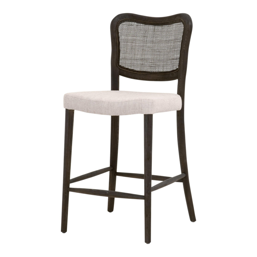 Essentials For Living - Stitch & Hand - Dining & Bedroom Cela Counter Stool - 6661CS.BISQ/MBO view 2
