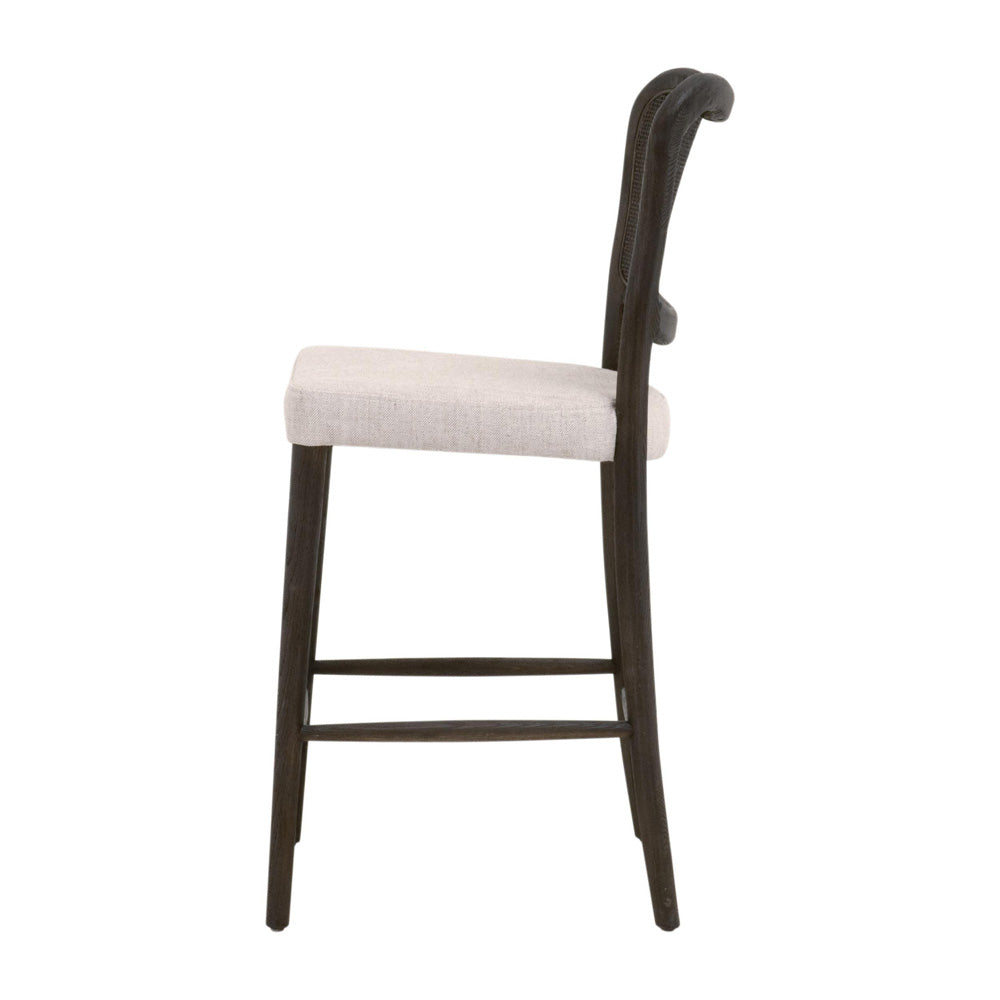 Essentials For Living - Stitch & Hand - Dining & Bedroom Cela Counter Stool - 6661CS.BISQ/MBO view 3