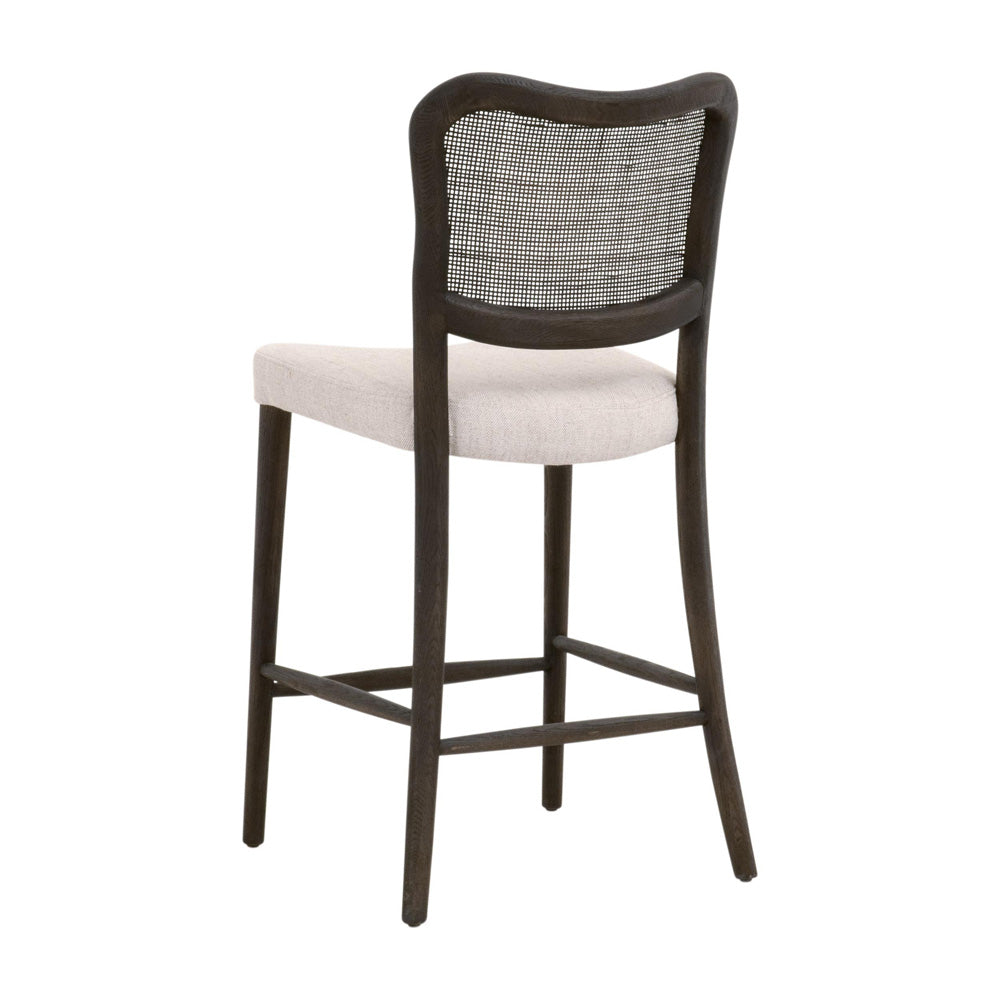 Essentials For Living - Stitch & Hand - Dining & Bedroom Cela Counter Stool - 6661CS.BISQ/MBO view 4