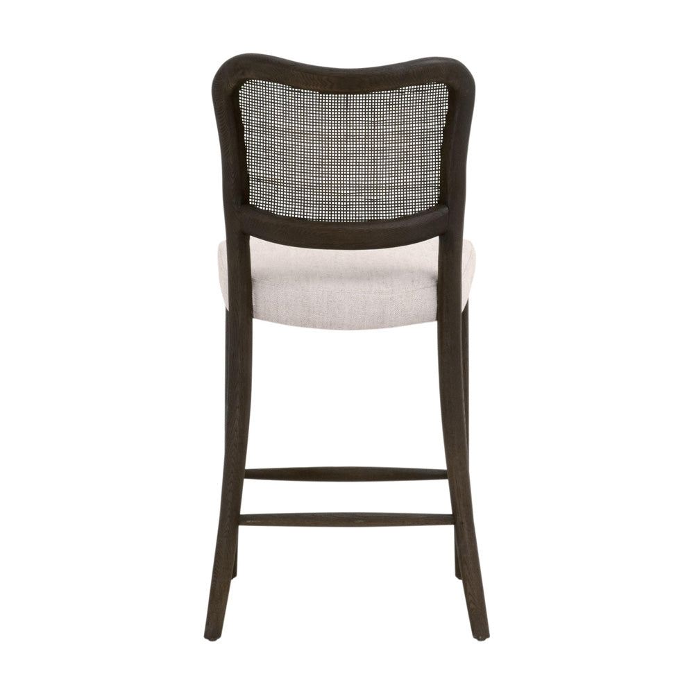 Essentials For Living - Stitch & Hand - Dining & Bedroom Cela Counter Stool - 6661CS.BISQ/MBO view 5