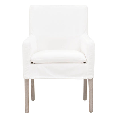 Essentials For Living - Stitch & Hand - Dining & Bedroom Drake Slipcover Arm Chair - 6664.LPPRL/NG view 1