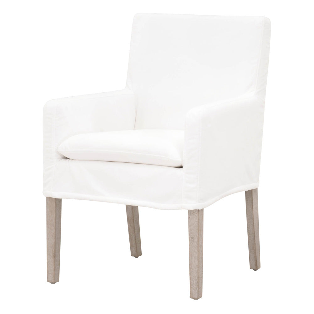 Essentials For Living - Stitch & Hand - Dining & Bedroom Drake Slipcover Arm Chair - 6664.LPPRL/NG view 2