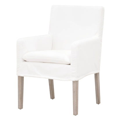Essentials For Living - Stitch & Hand - Dining & Bedroom Drake Slipcover Arm Chair - 6664.LPPRL/NG view 2