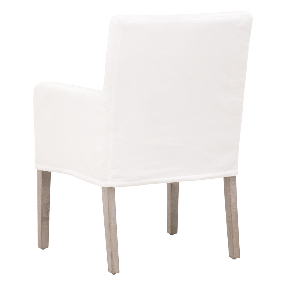 Essentials For Living - Stitch & Hand - Dining & Bedroom Drake Slipcover Arm Chair - 6664.LPPRL/NG view 4
