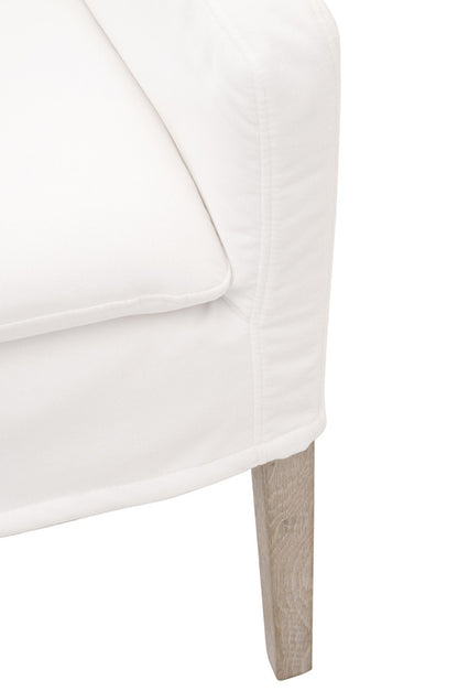 Essentials For Living - Stitch & Hand - Dining & Bedroom Drake Slipcover Arm Chair - 6664.LPPRL/NG view 6