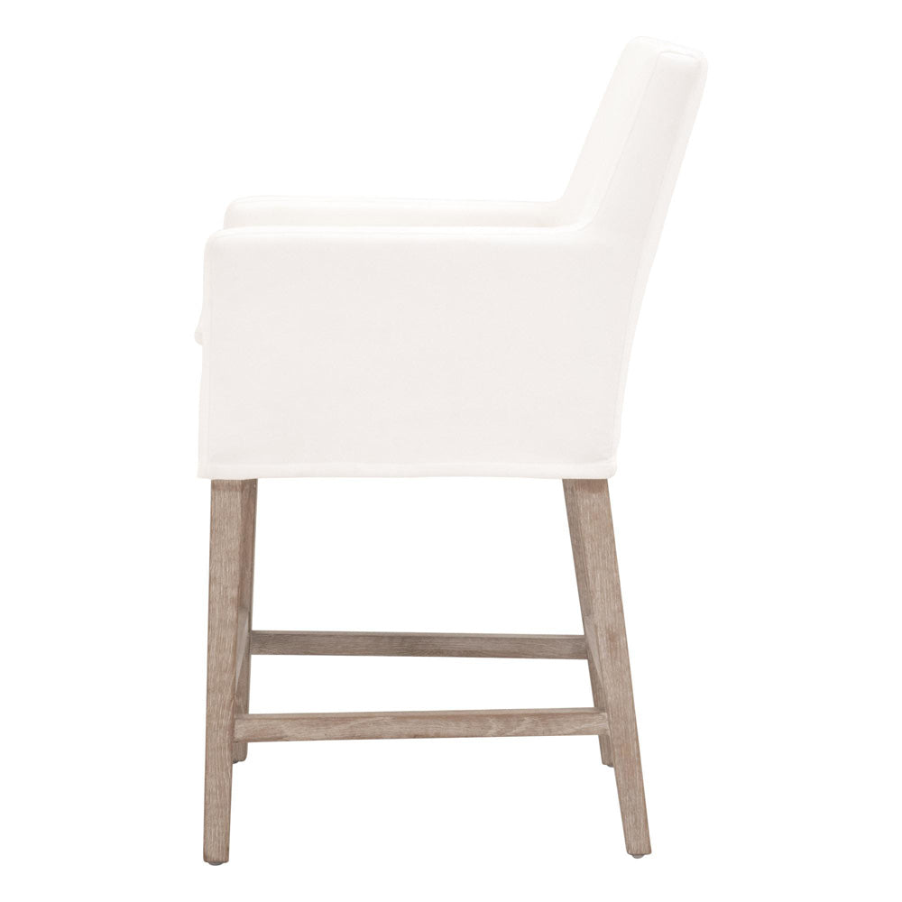 Essentials For Living - Stitch & Hand - Dining & Bedroom Drake Slipcover Counter Stool - 6664CS.LPPRL/NG view 3