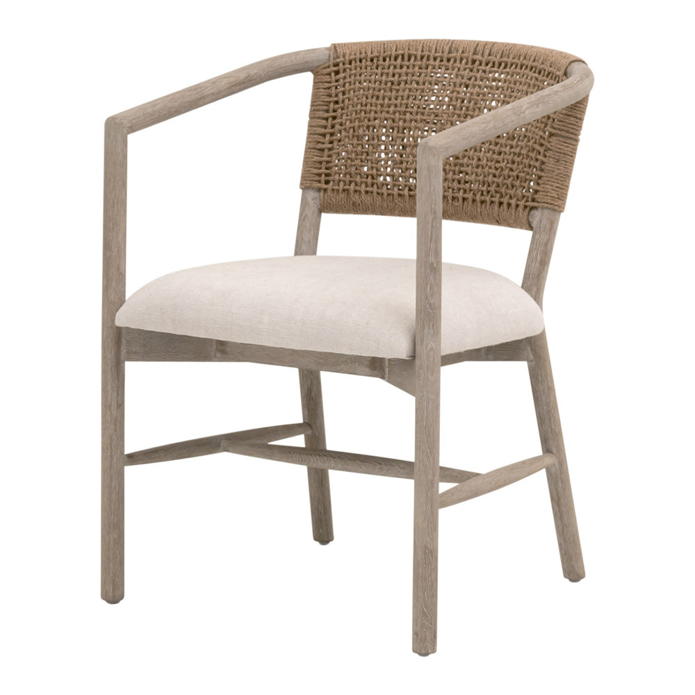 Essentials For Living - Stitch & Hand - Dining & Bedroom Juxtaposition Accent Chair - 6666.BISQ/NG view 2