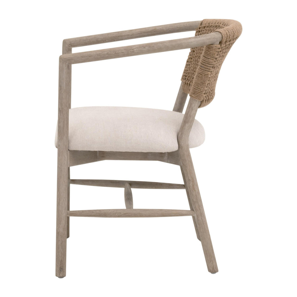 Essentials For Living - Stitch & Hand - Dining & Bedroom Juxtaposition Accent Chair - 6666.BISQ/NG view 3