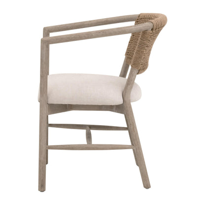 Essentials For Living - Stitch & Hand - Dining & Bedroom Juxtaposition Accent Chair - 6666.BISQ/NG view 3