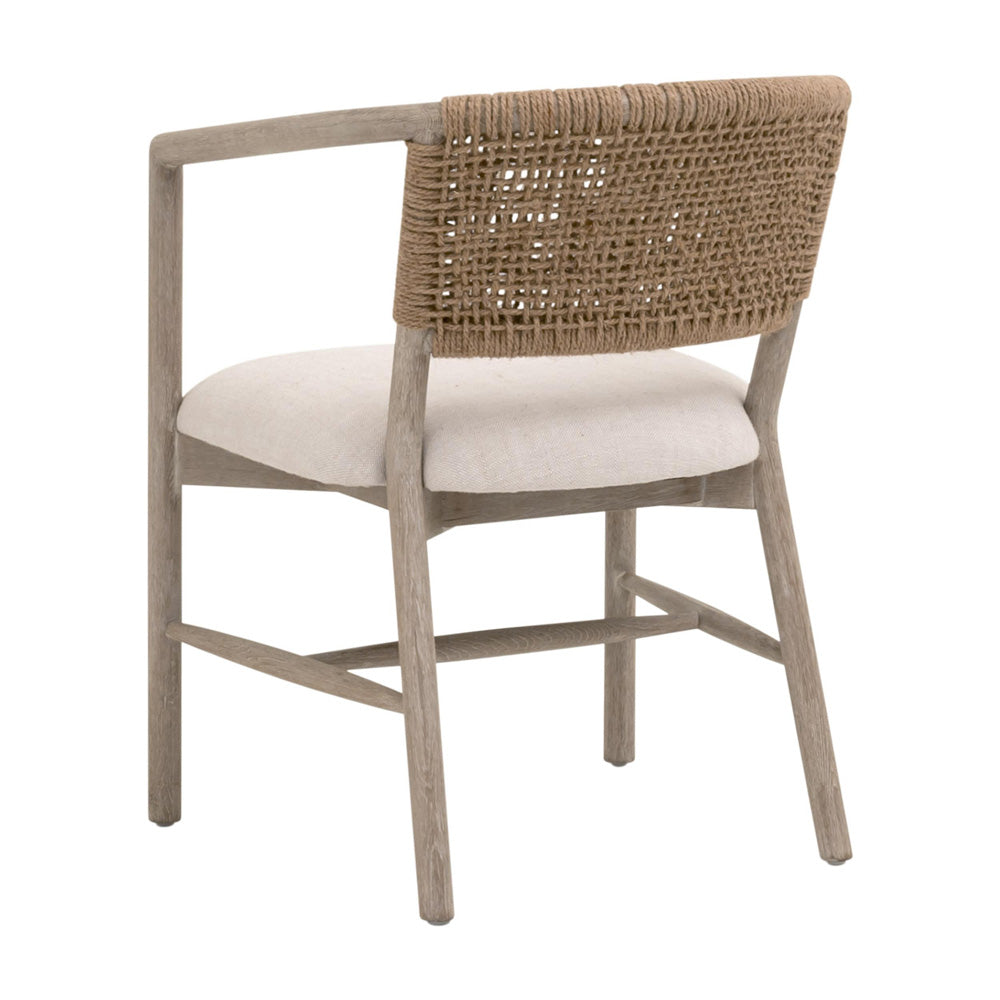 Essentials For Living - Stitch & Hand - Dining & Bedroom Juxtaposition Accent Chair - 6666.BISQ/NG view 4