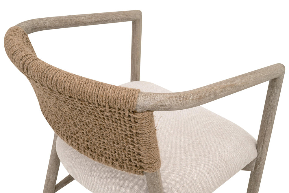 Essentials For Living - Stitch & Hand - Dining & Bedroom Juxtaposition Accent Chair - 6666.BISQ/NG view 6
