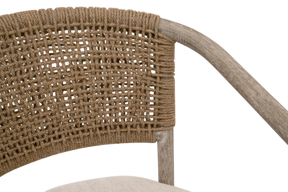 Essentials For Living - Stitch & Hand - Dining & Bedroom Juxtaposition Accent Chair - 6666.BISQ/NG view 7