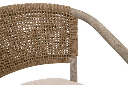 Essentials For Living - Stitch & Hand - Dining & Bedroom Juxtaposition Accent Chair - 6666.BISQ/NG view 7