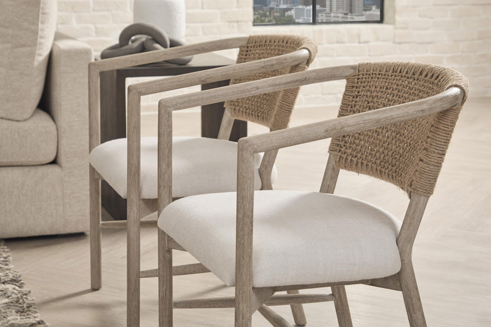 Essentials For Living - Stitch & Hand - Dining & Bedroom Juxtaposition Accent Chair - 6666.BISQ/NG view 11