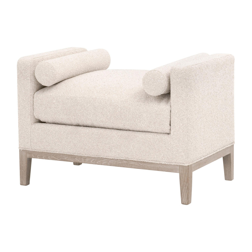 Essentials For Living - Stitch & Hand - Dining & Bedroom Keaton Upholstered Accent Stool - 6700-S.LGLIN/NG view 2