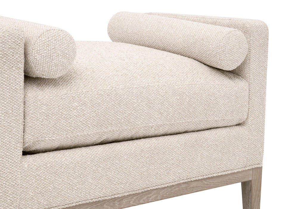 Essentials For Living - Stitch & Hand - Dining & Bedroom Keaton Upholstered Accent Stool - 6700-S.LGLIN/NG view 4