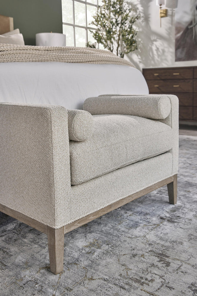 Essentials For Living - Stitch & Hand - Dining & Bedroom Keaton Upholstered Accent Stool - 6700-S.LGLIN/NG view 7