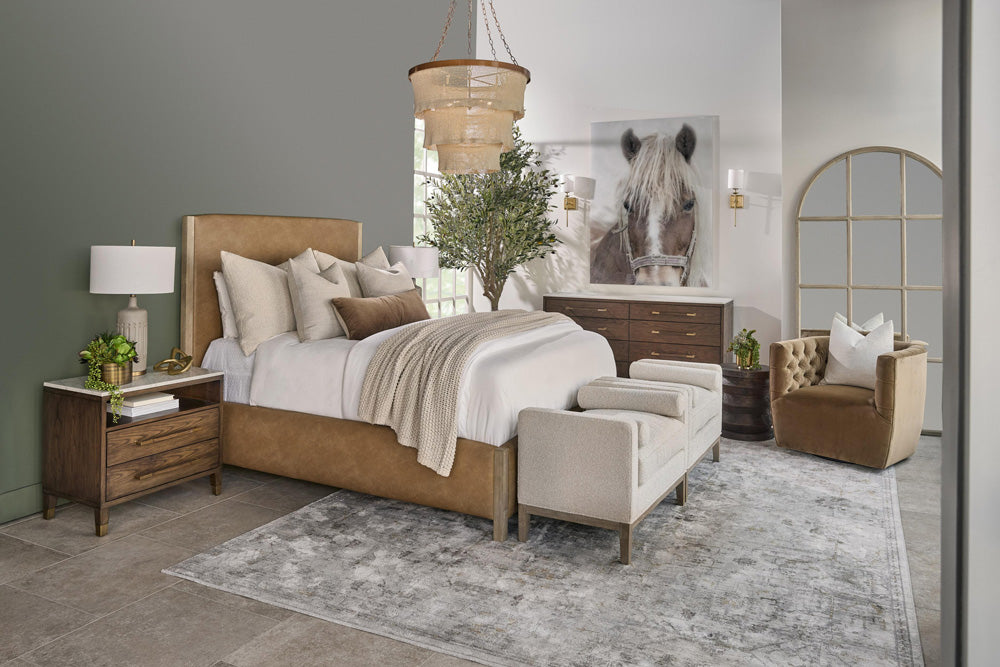 Essentials For Living - Stitch & Hand - Dining & Bedroom Keaton Upholstered Accent Stool - 6700-S.LGLIN/NG view 9