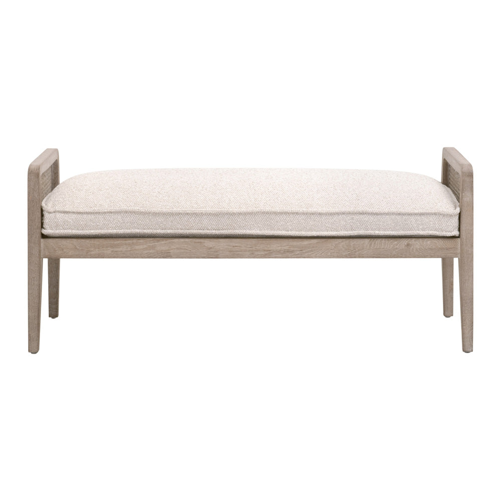 Essentials For Living - Stitch & Hand - Dining & Bedroom Leone Bench - 6698.LGLIN/NG view 1