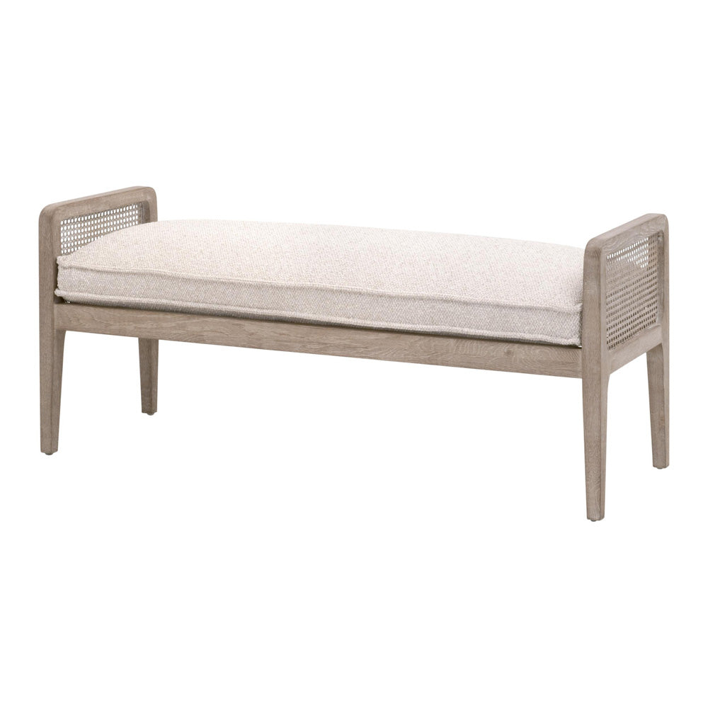 Essentials For Living - Stitch & Hand - Dining & Bedroom Leone Bench - 6698.LGLIN/NG view 2