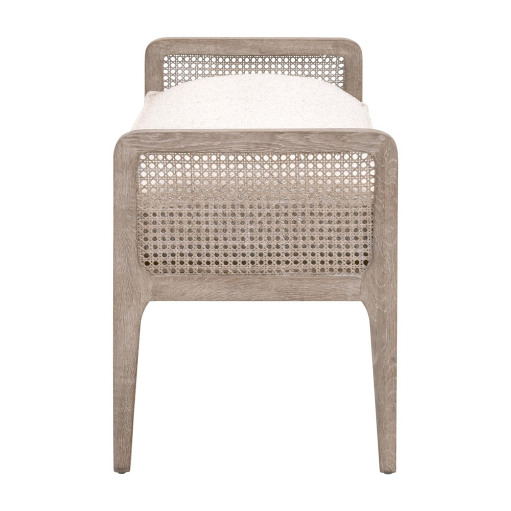 Essentials For Living - Stitch & Hand - Dining & Bedroom Leone Bench - 6698.LGLIN/NG view 3