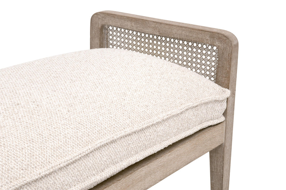 Essentials For Living - Stitch & Hand - Dining & Bedroom Leone Bench - 6698.LGLIN/NG view 5
