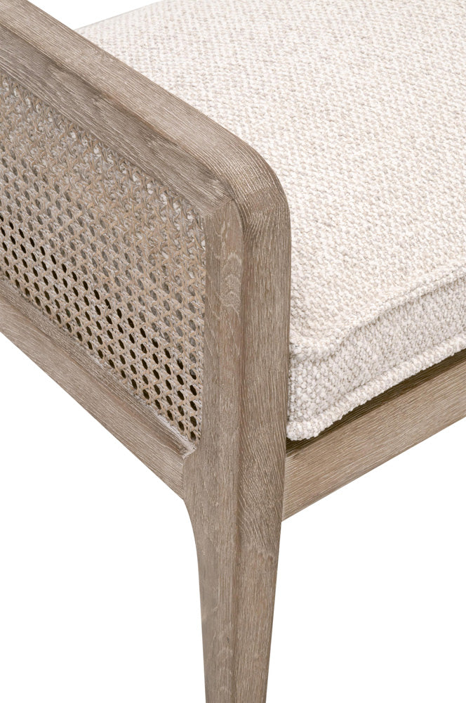 Essentials For Living - Stitch & Hand - Dining & Bedroom Leone Bench - 6698.LGLIN/NG view 6
