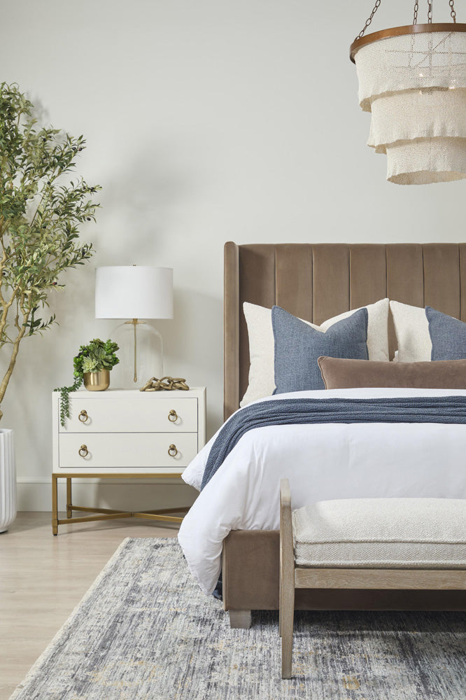 Essentials For Living - Stitch & Hand - Dining & Bedroom Leone Bench - 6698.LGLIN/NG view 9