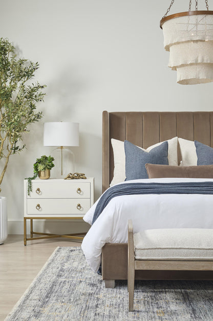Essentials For Living - Stitch & Hand - Dining & Bedroom Leone Bench - 6698.LGLIN/NG view 9