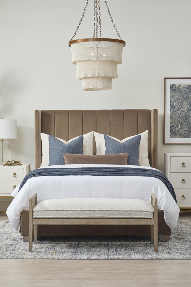 Essentials For Living - Stitch & Hand - Dining & Bedroom Leone Bench - 6698.LGLIN/NG view 10